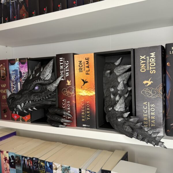 Felkelő sárkány booknook - fekete