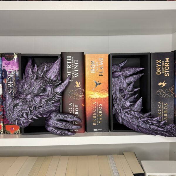 Felbukkanó sárkány booknook - lila - Image 2