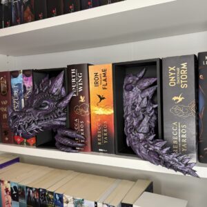 Felbukkanó sárkány booknook - lila